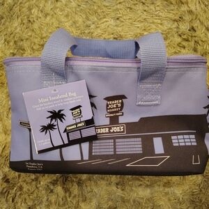 Trader Joe's Purple Mini Insulated Tote